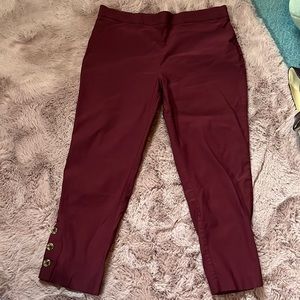Maroon Rox & Ali dress pants- petite size 16